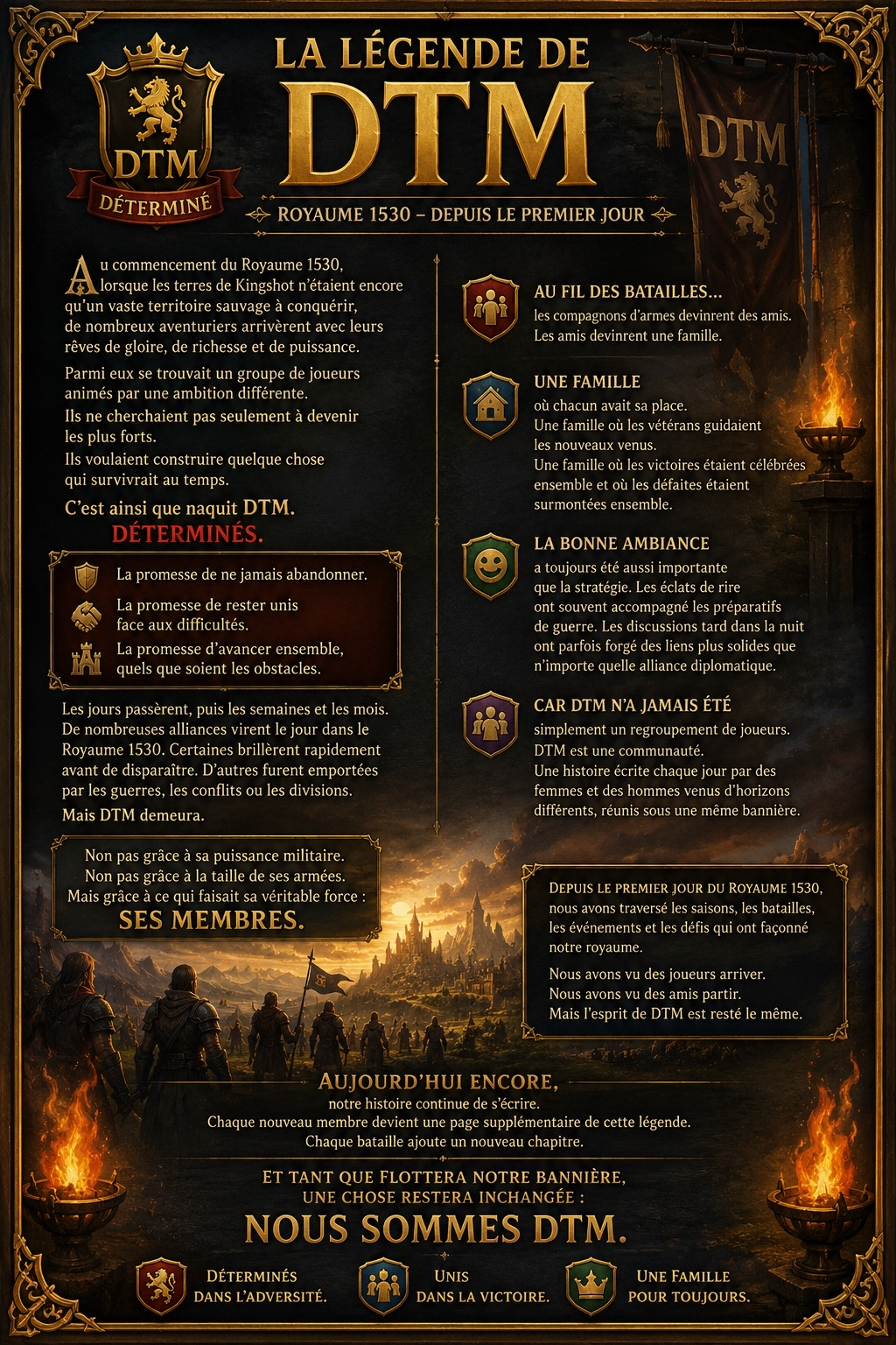 Histoire DTM Français